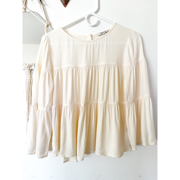 Madewell Tiered Blouse Small - Picture 5 of 7